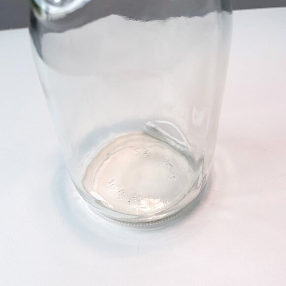 Embossed Paul Mason since 1852 Glass 7” Milk Bottle Jug Farmhouse Drink Jar VTG - Picture 5 of 13